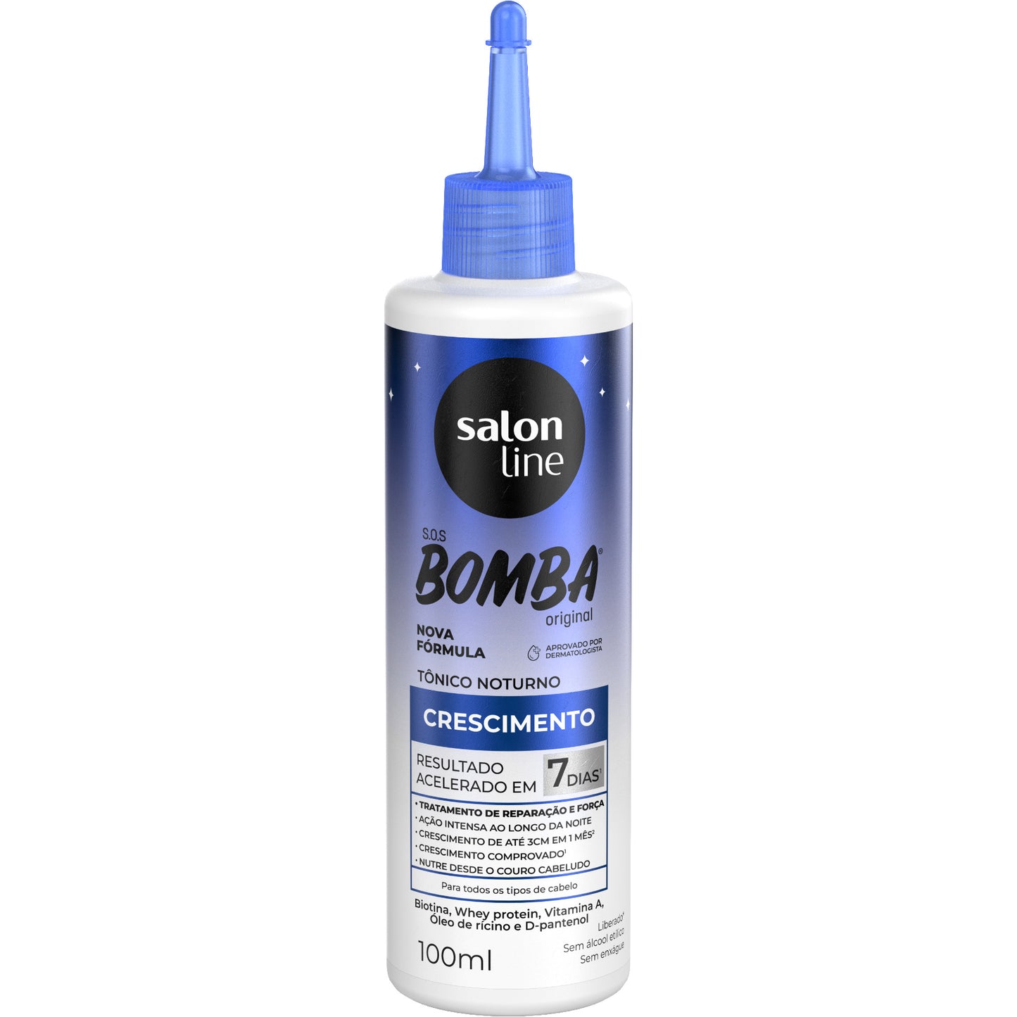 SALON LINE - S.O.S Bomba Original Night Strengthening Tonic 100ml
