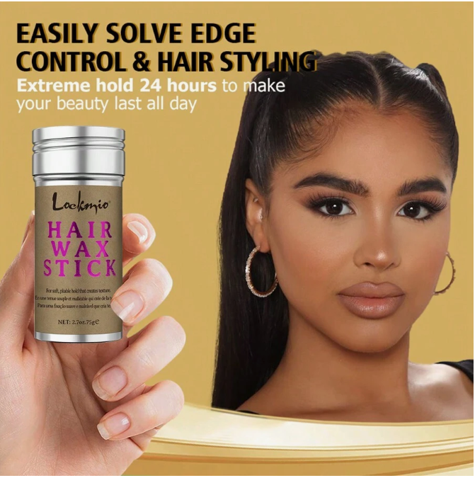 Hair Wax Stick 75g - Pomade Stick With Castor Oil For Frizz Control