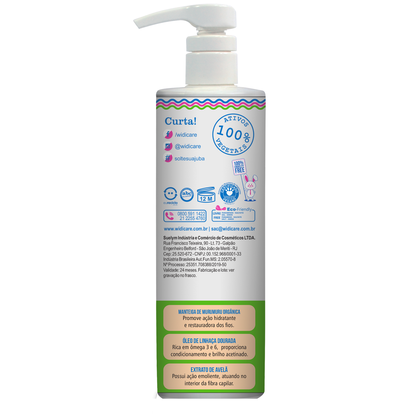 WIDI CARE - Waving The Mane Curl-Defining Leave in Cream for Wavy Hair - Defines, Hydrates, and Adds Shine - 500ml