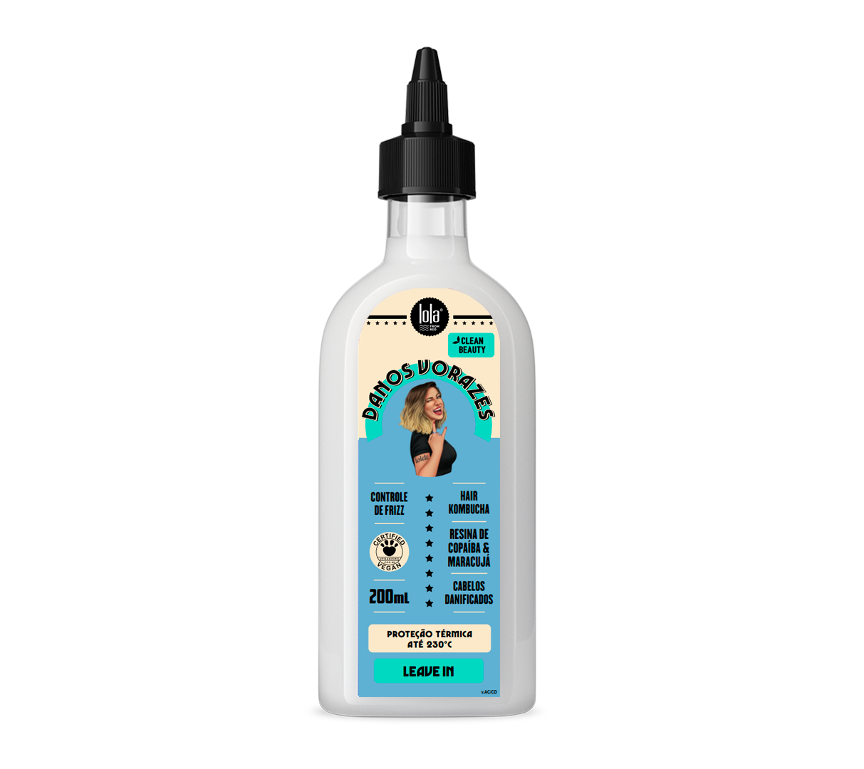 LOLA - Danos Vorazes Thermal Protectant Hair Leave in Cream 200mL