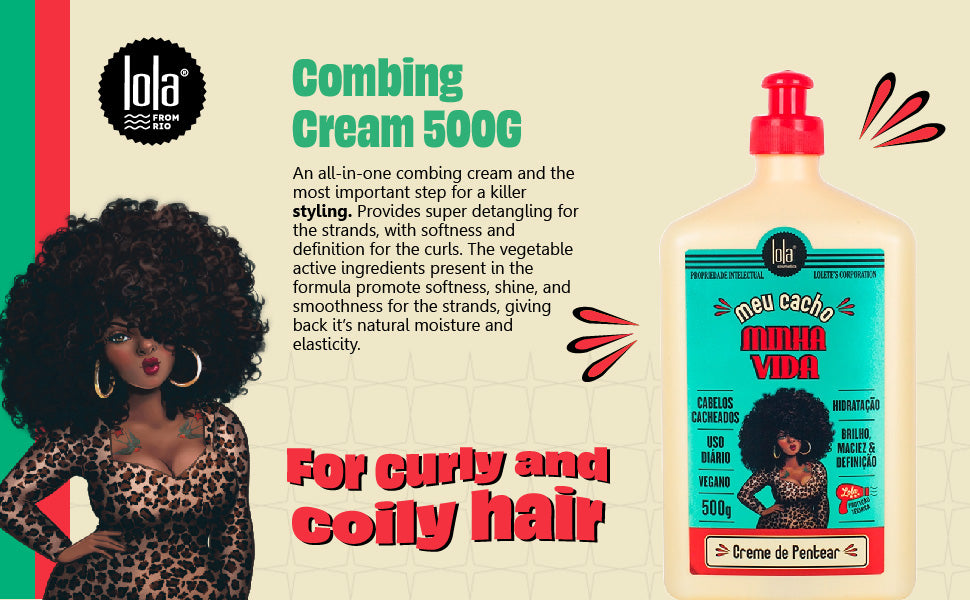 LOLA - My Curls My Life Combing Cream Hair Cream Leave in 500g