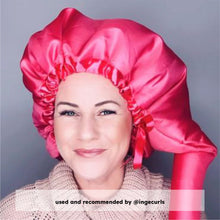 Load image into Gallery viewer, SOULTA - Satin Diffuser Drying Cap - Thermal/Heat Cap -  Pink
