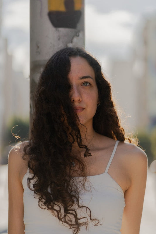 Curly-haired woman