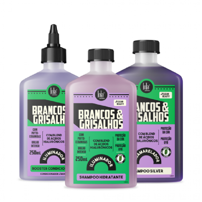 LOLA - White and Grey Hair Kit (Tonner Shampoo, Every day Shampoo & Liquid Conditioner)