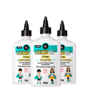 LOLA - My Straight Hair for Kids Kit (Shampoo, Conditioner & Combing Cream Leave-in)