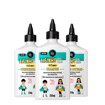 LOLA - My Straight Hair for Kids Kit (Shampoo, Conditioner & Combing Cream Leave-in)