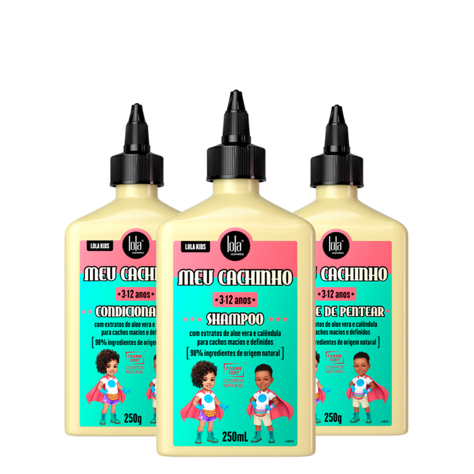 LOLA - My Curls for Kids Kit (Shampoo, Conditioner & Combing Cream Leave-in)