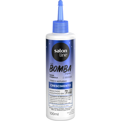SALON LINE - S.O.S Bomba Original Night Strengthening Tonic 100ml