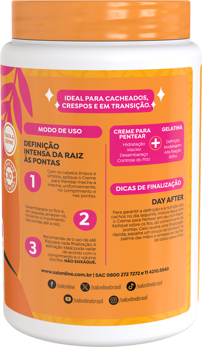 SALON LINE - Jelly + Extraordinary Definition Curl-Styling Cream 1kg