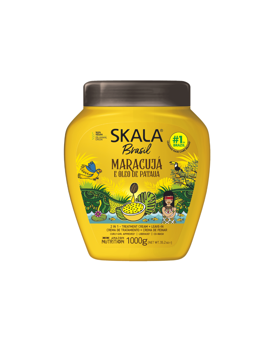 Skala Maracuja Passion Fruit & Amazonian Olive Oil  2 in 1 Hair Treatment Conditioning Cream 1kg