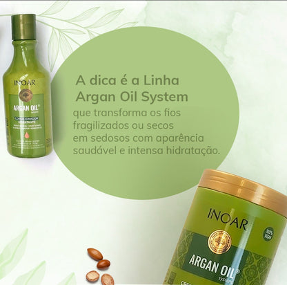 Inoar Argan Oil Hair Cream – Nourishing Leave-In Conditioner, 250ml