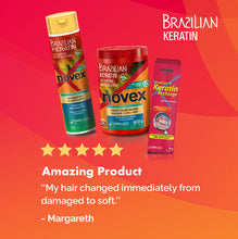 Load image into Gallery viewer, Novex Brazilian Keratin Shampoo 10.1oz/300ml
