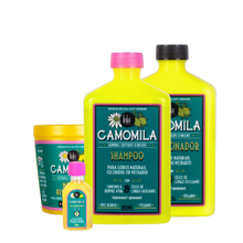 Load image into Gallery viewer, LOLA - Chamomile Kit - Shampoo, Conditioner, Mask and Illuminating Oil
