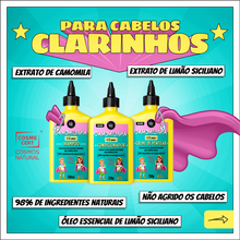Load image into Gallery viewer, LOLA - Chamomile for Kids Kit - Shampoo, Conditioner and Combing Cream Leave-in
