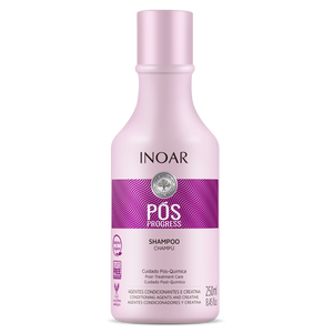 Inoar Pos Progress Shampoo, Conditioner & Leave-in Kit - After Smoothing/Keratin treatment