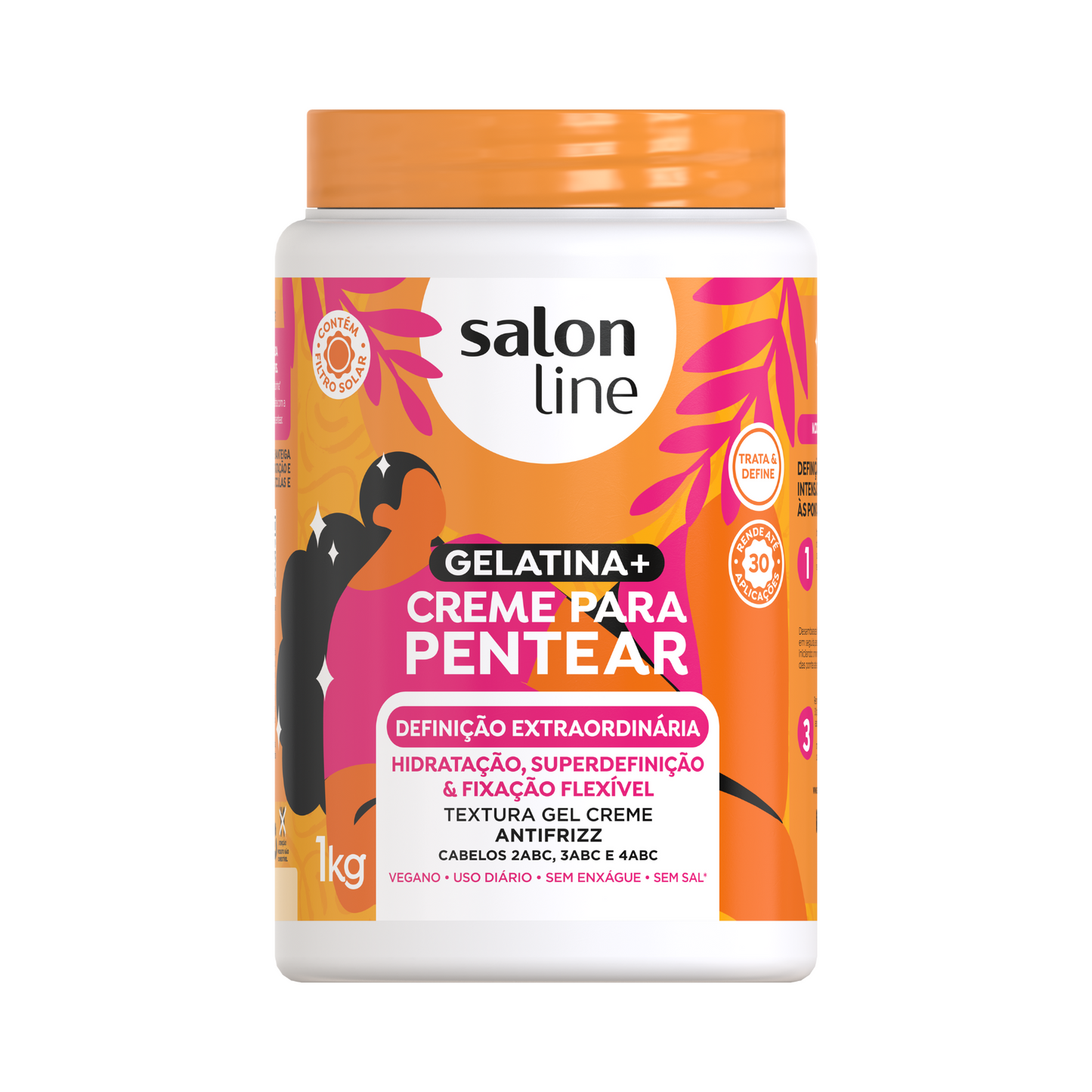 SALON LINE - Jelly + Extraordinary Definition Curl-Styling Cream 1kg