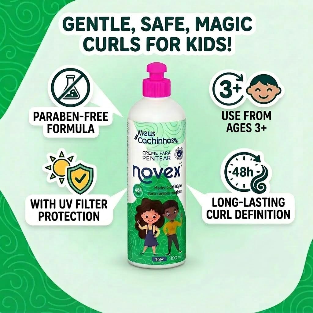 Novex My Little Curls Leave-In 10.1oz/300ml | Kids Curl Detangler
