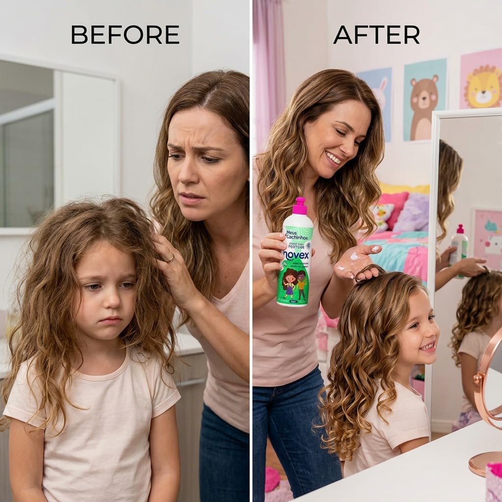 Novex My Little Curls Leave-In 10.1oz/300ml | Kids Curl Detangler