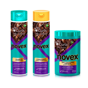 Novex My Curls Kit - Shampoo, Conditioner, and Hair Mask