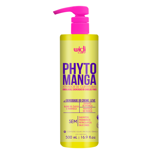 WIDI CARE - PhytoManga Curl Activator Light Effect, 500ml - Enhances Curly & Wavy Hair, Nourishing Mango Extract, Lightweight