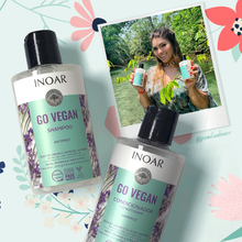 Load image into Gallery viewer, INOAR Go Vegan Anti Frizz Kit - Shampoo,  Conditioner and Mask
