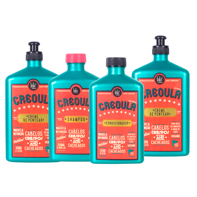 LOLA - Creoula Complete Kit - Shampoo, Conditioner, Detangle & Styling Cream