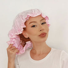 Load image into Gallery viewer, SOULTA - Shower and Deep Conditioning Cap – Waterproof with Satin Lining
