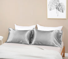 Load image into Gallery viewer, Luxury Satin Pillowcase 2-Pack - Queen Size for Hair and Skin Care
