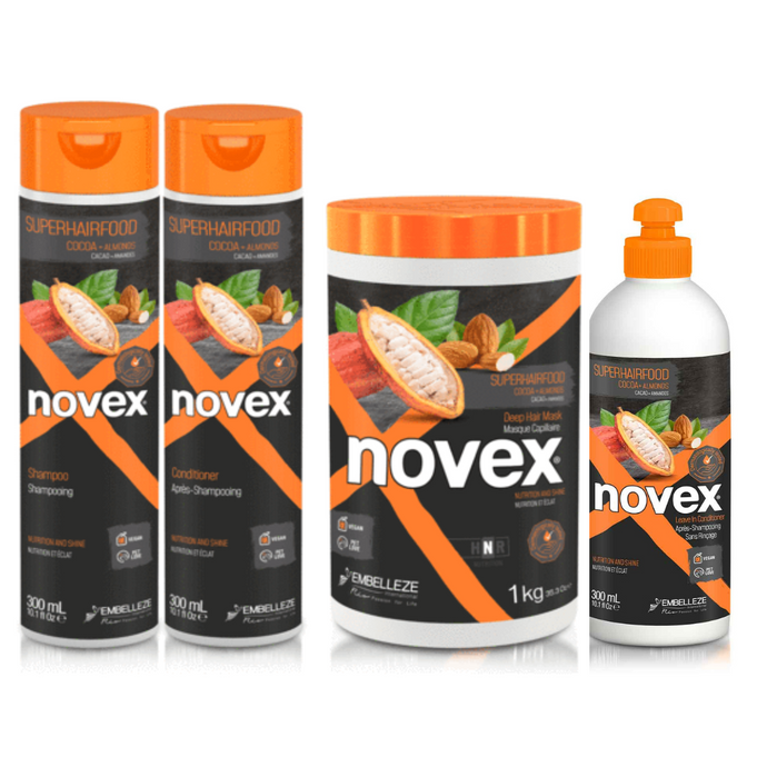 Novex Nourishing Hair Kit - Superfood Cacao & Almond