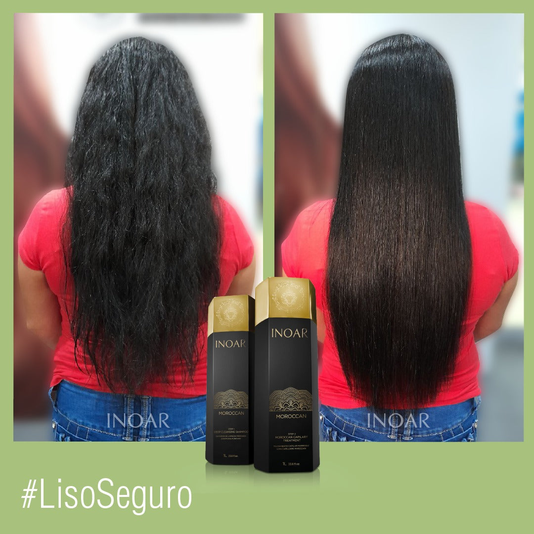 Inoar PROFESSIONAL - Moroccan Keratin Smoothing Treatment Step 2 Keratin Smoothing Treatment 33.8oz/1L