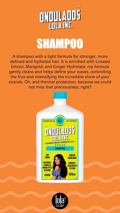 LOLA - Ondulados Lola Inc Shampoo and Conditioner Kit (500ml x 2)