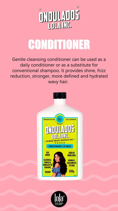 LOLA - Ondulados Lola Inc Shampoo and Conditioner Kit (500ml x 2)