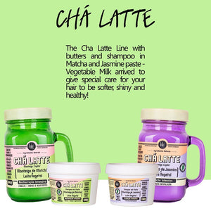 LOLA - Latte Tea Matcha Kit - Paste Shampoo & Hair Butter (Reusable glass mug)