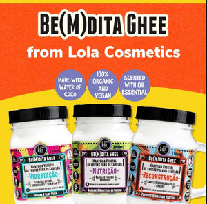 LOLA - Blessed Ghee Hair Mask Kit 3 x 350g - Reusable glass - (Capillary Schedule Kit Hydration, Nutrition & Reconstruction)