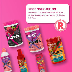 Novex Capillary Schedule Hair Mask Brazilian Keratin (400g x 3)