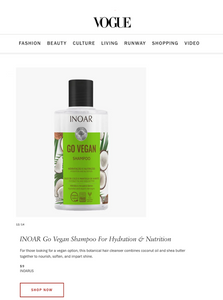 INOAR Go Vegan Hydration And Nutrition Kit - Shampoo, Conditioner and Mask