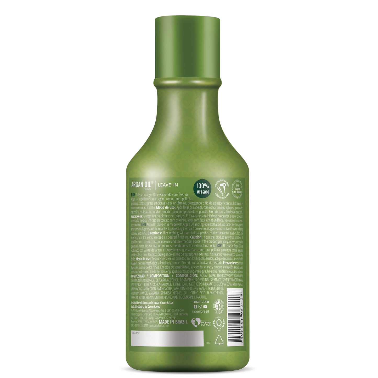 Inoar Argan Oil Hair Cream – Nourishing Leave-In Conditioner, 250ml