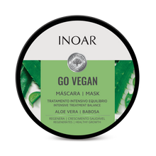 Load image into Gallery viewer, Inoar Go Vegan Balance Aloe Vera Hair Mask 250g
