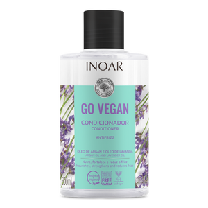 Inoar Go Vegan Anti frizz Conditioner, Argan and Lavender Oil