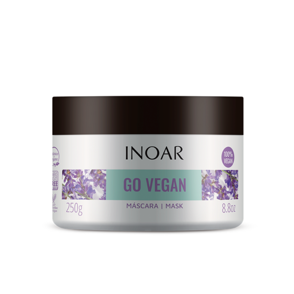 Inoar Go Vegan Anti frizz Hair care treatment, Argan and Lavender Oil