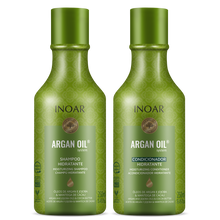 Load image into Gallery viewer, Inoar Argan Oil Shampoo + Conditioner Kit (8.4oz/250ml x 2)
