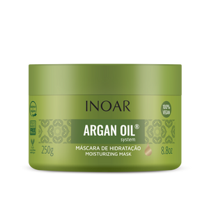 Inoar Argan Oil Hair Mask - Deep Conditioning And Moisturizing Essential Oil Hair Mask 8.8oz/250g