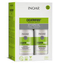 Load image into Gallery viewer, Inoar Cicatrifios Shampoo + Conditioner Kit 8.4oz/250ml
