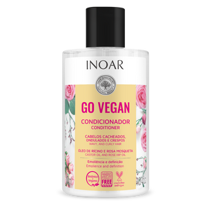 Inoar Go Vegan Wavy And Curly Hair Conditioner 10.1oz/300ml