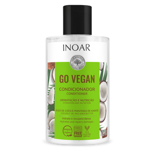 Inoar Go Vegan Hydration And Nutrition Hair Conditioner 10.1oz/300ml