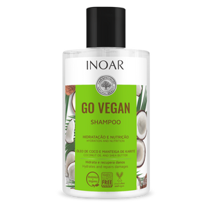 Inoar Go Vegan Hydration And Nutrition Hair Shampoo 10.1oz/300ml