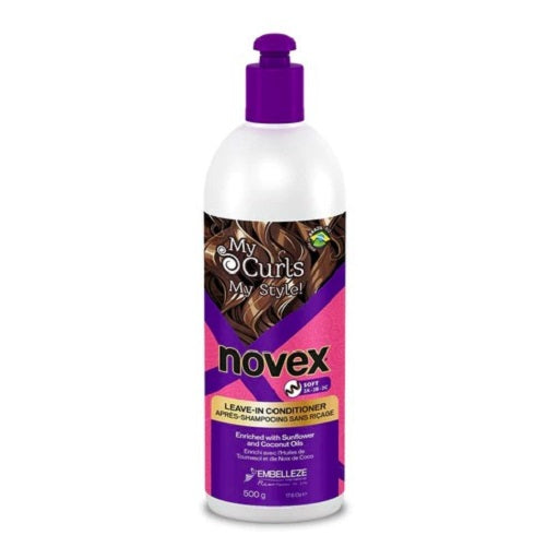 Novex My Curls Soft Curl-Defining Cream Leave in Conditioner  17.6oz/500ml (2ABC curls type)