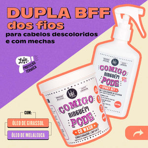 Best friends of your hair, recommended for bleached and highligthed hair - Cleanse Conditioner and Heat protector spray